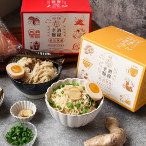 【馬祖納禮-嚴選好食】馬祖老酒麵線-麻油/剝皮辣椒四盒【口味混搭】